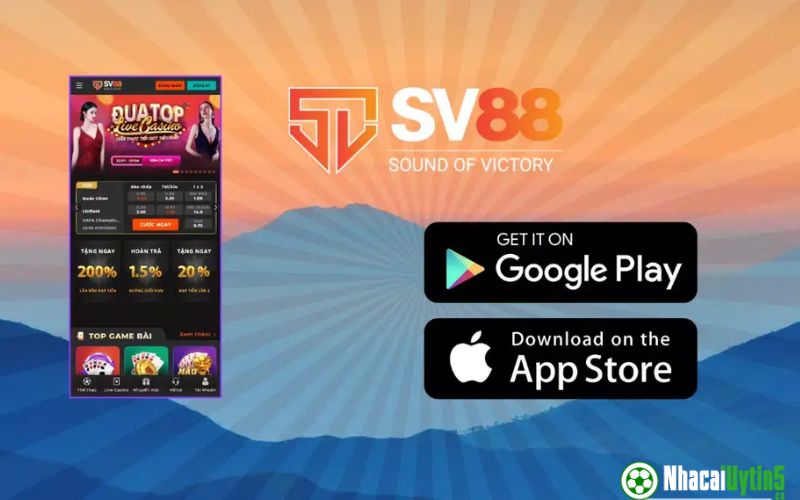 Hướng dẫn tải app/ứng dụng SV88